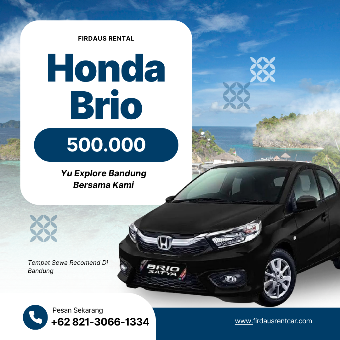 Sewa Honda Brio Bandung - Firdaus Rental